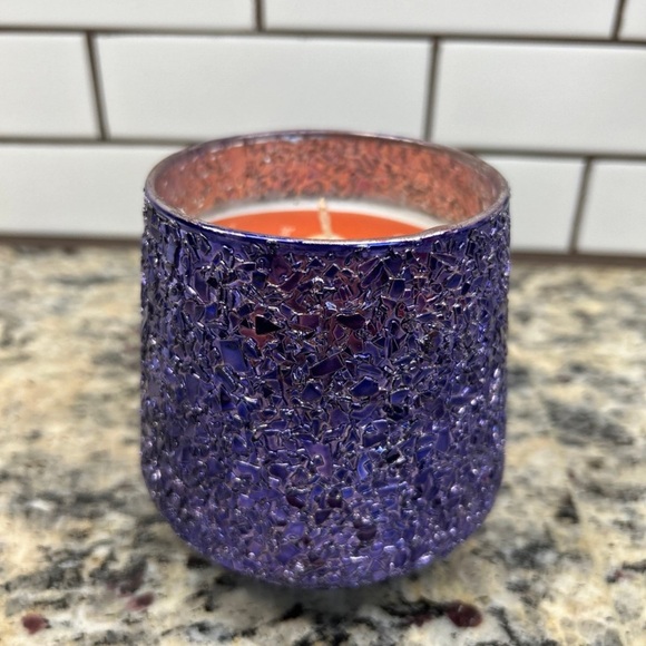 SPARKLY GLITTERY BEWARE OF THE GHOUL 12oz  2-wick CANDLE -NWT - Picture 5 of 10